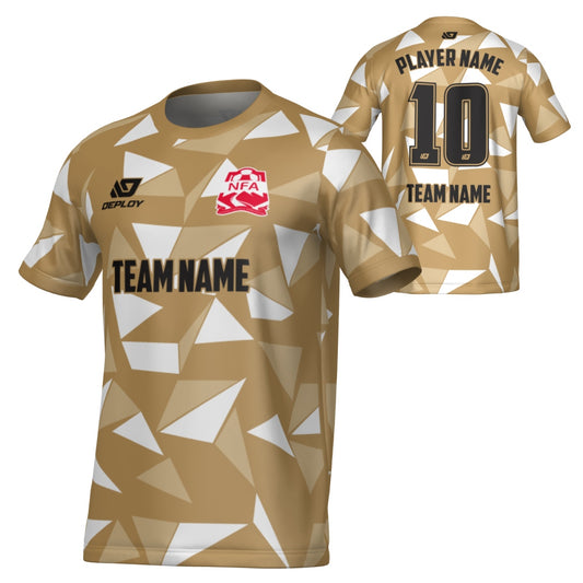NEPEAN FA SUMMER - SHARDS - VEGAS GOLD & WHITE
