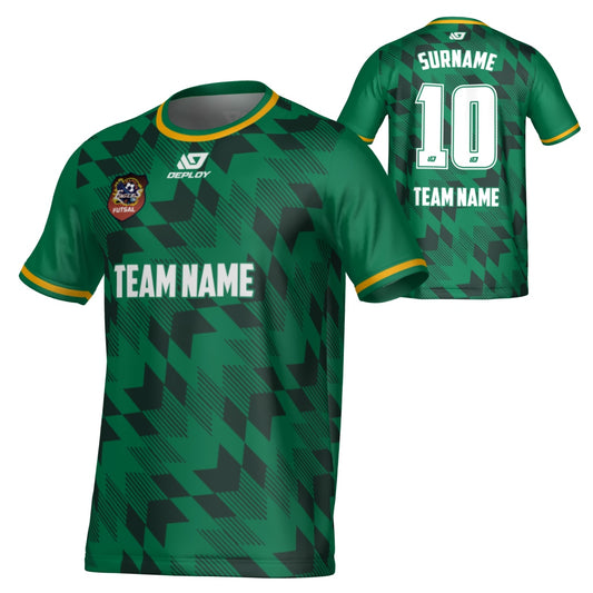 CHANDLER FUTSAL - LEAVES - GREEN & BLACK