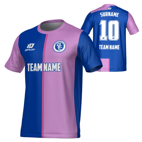 Split Jersey - Royal Blue & Purple