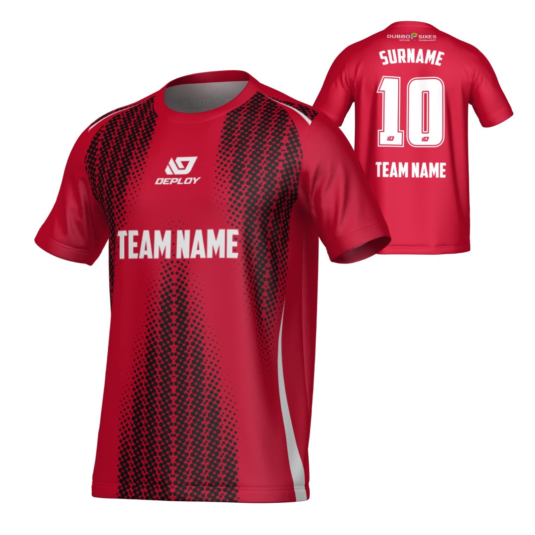 DUBBO 6s SUMMER - HALF TONE RED