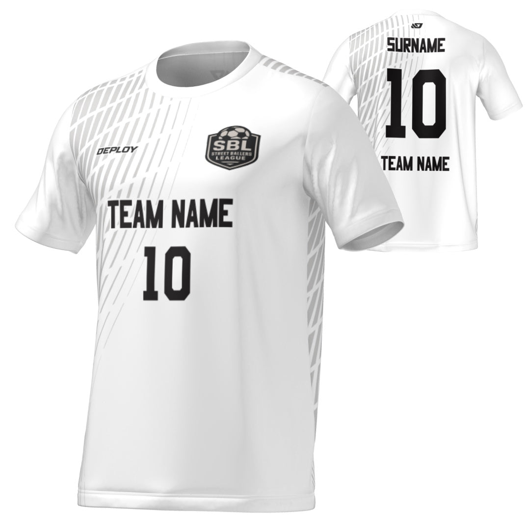 Street Ballers League - Flight Jersey Gradient - White