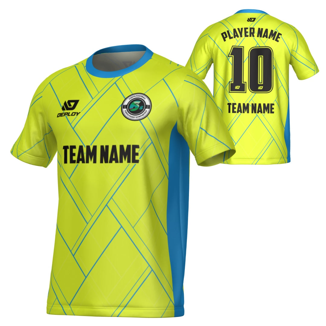COFFS SUMMER 6'S - PLAID - NEON YELLOW