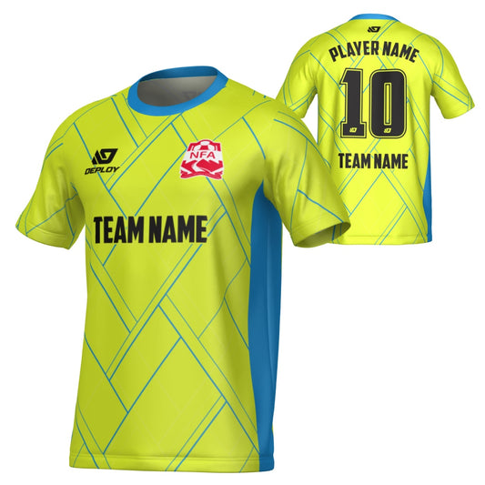 NEPEAN FA SUMMER - PLAID - NEON YELLOW