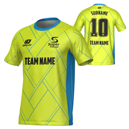 SUPER FUTSAL - PLAID - NEON YELLOW