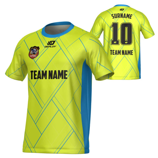CHANDLER FUTSAL - PLAID - NEON YELLOW