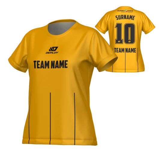 DUBBO 6s SUMMER - LADIES LINEAR YELLOW