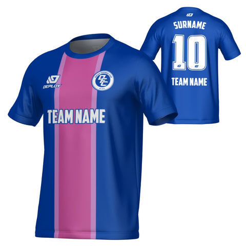 Stripe Jersey - Royal Blue & Purple