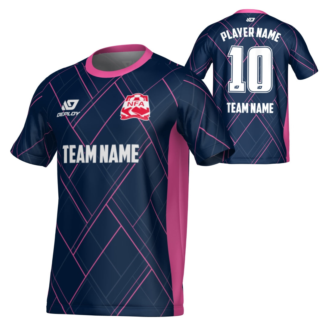 NEPEAN FA SUMMER - PLAID - NAVY & PINK