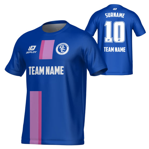 Block Jersey - Royal Blue & Purple