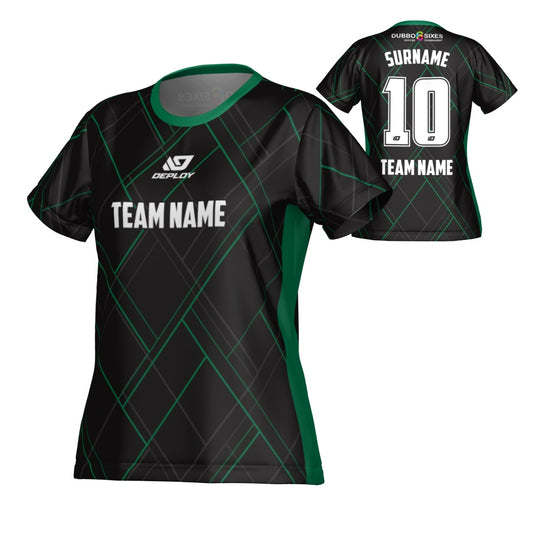 DUBBO 6s SUMMER - LADIES PLAID GREEN