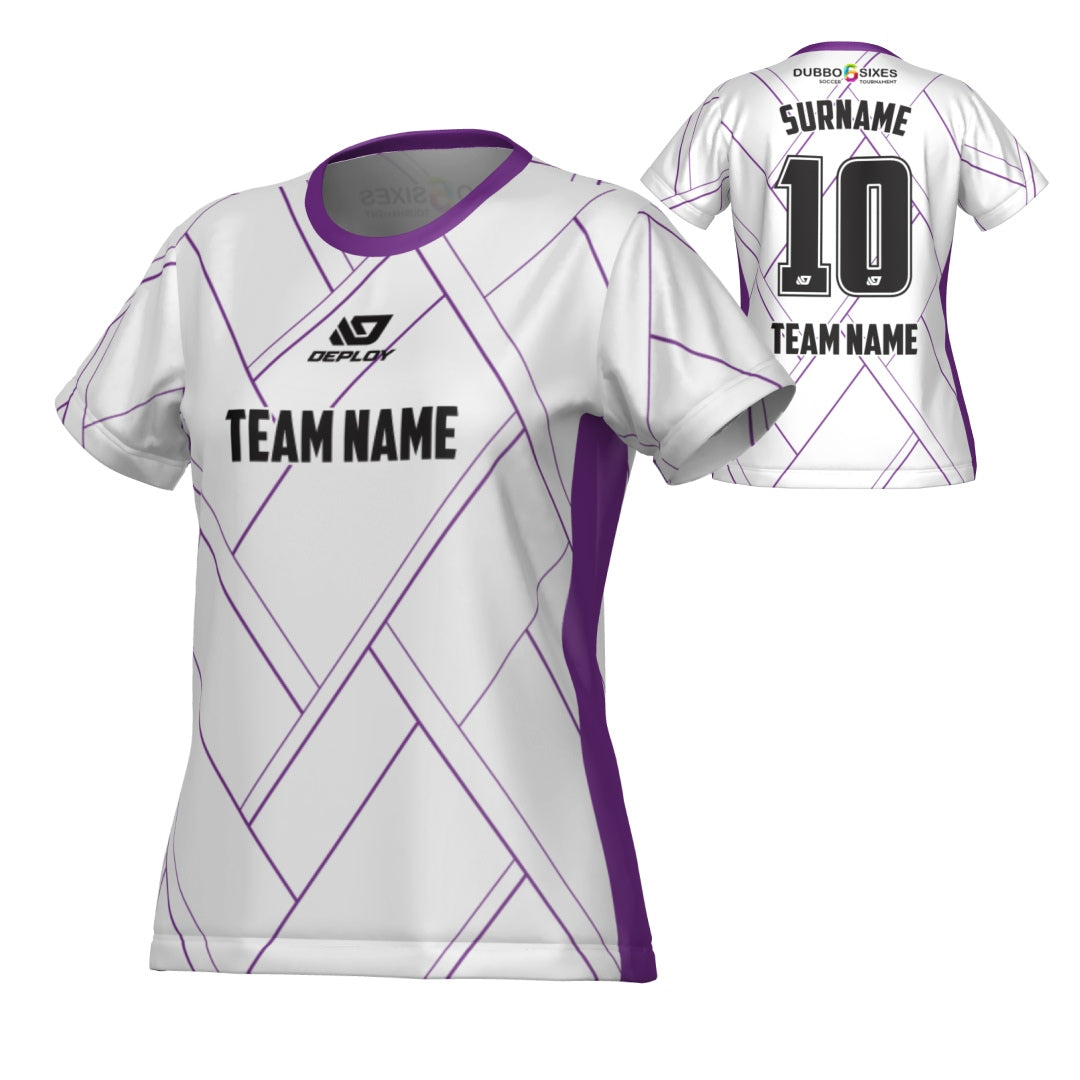 DUBBO 6s SUMMER - LADIES PLAID PURPLE