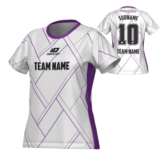 DUBBO 6s SUMMER - LADIES PLAID PURPLE