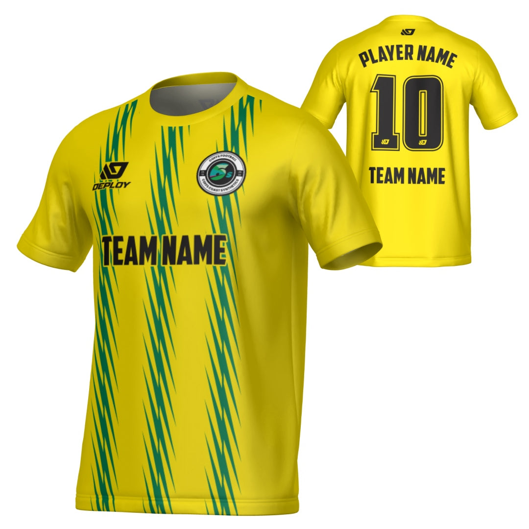 COFFS SUMMER 6'S - ZIG ZAG - YELLOW & GREEN