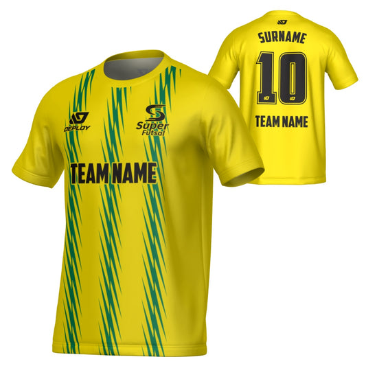 SUPER FUTSAL - ZIG ZAG - YELLOW & GREEN