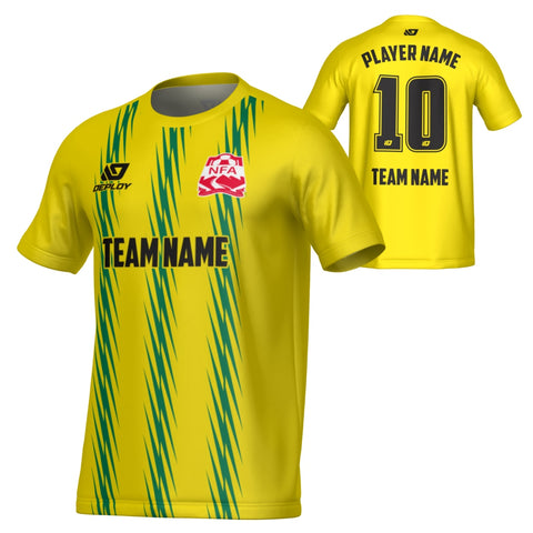 NEPEAN FA SUMMER - ZIG ZAG - YELLOW & GREEN