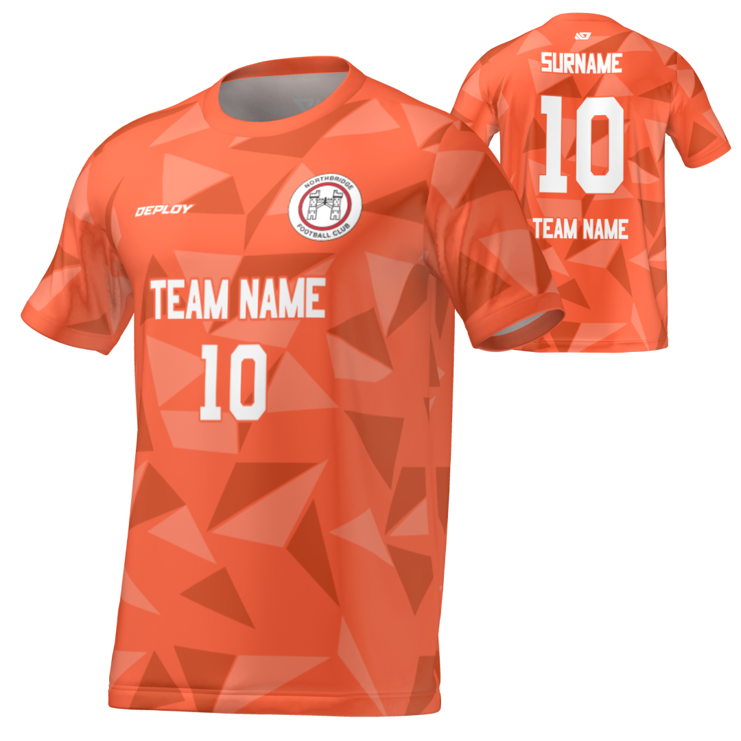 Northbridge FC - Flight Jersey Fragments - Orange