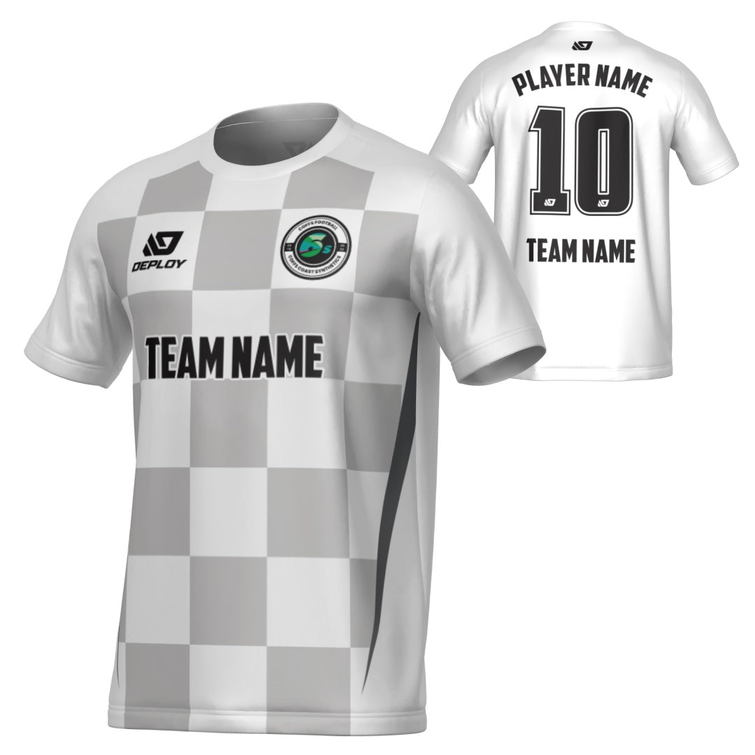 COFFS SUMMER 6'S - CHECKERS - WHITE