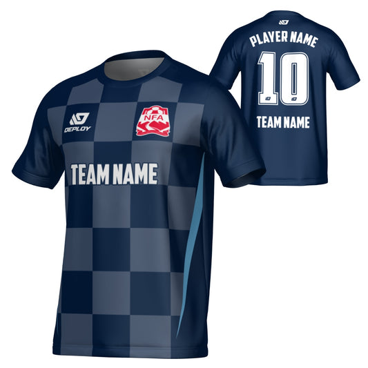 NEPEAN FA SUMMER - CHECKERS - NAVY