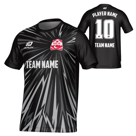 NEPEAN FA SUMMER - BURST - BLACK