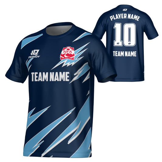 NEPEAN FA SUMMER - SHARP - NAVY & SKY BLUE