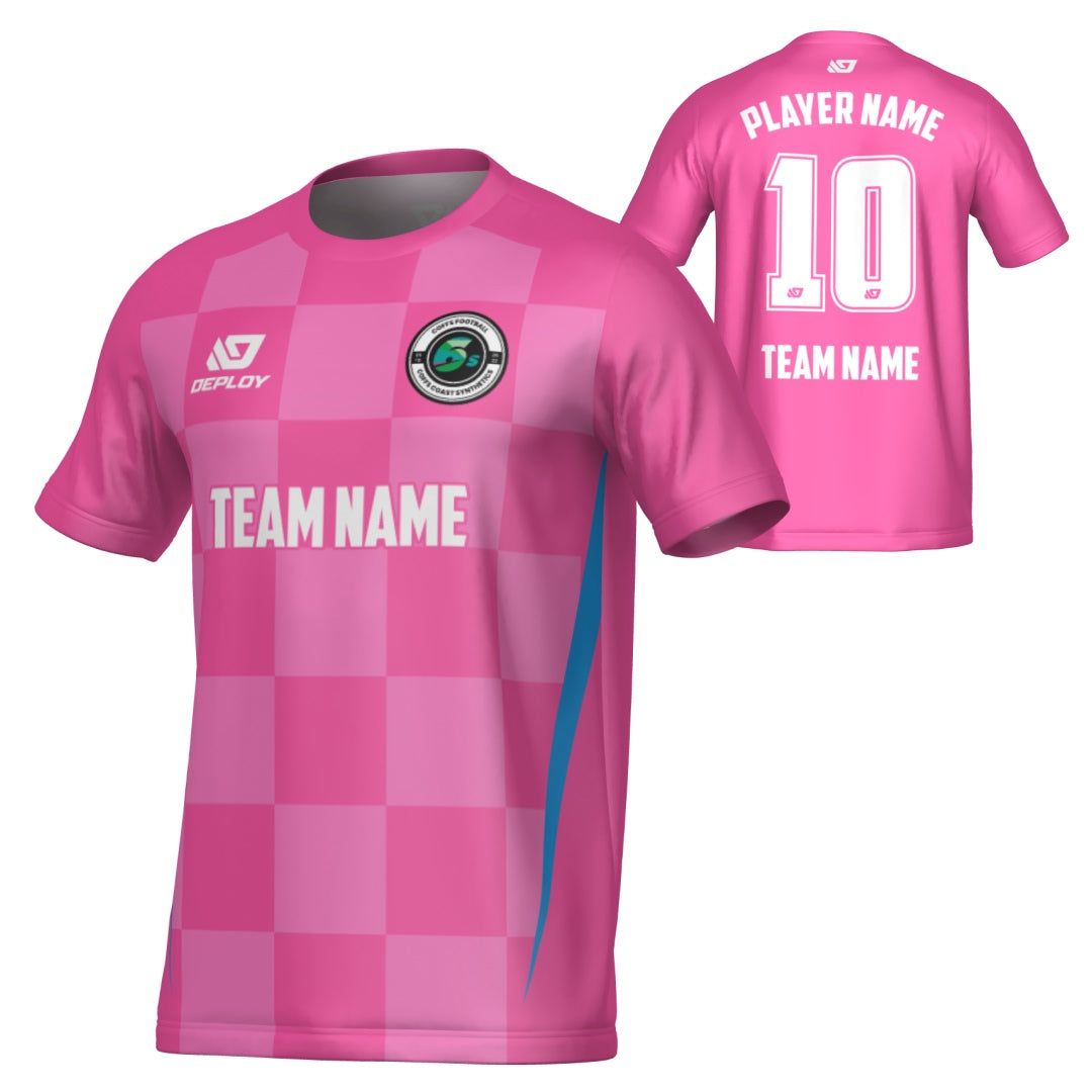 COFFS SUMMER 6'S - CHECKERS - PINK