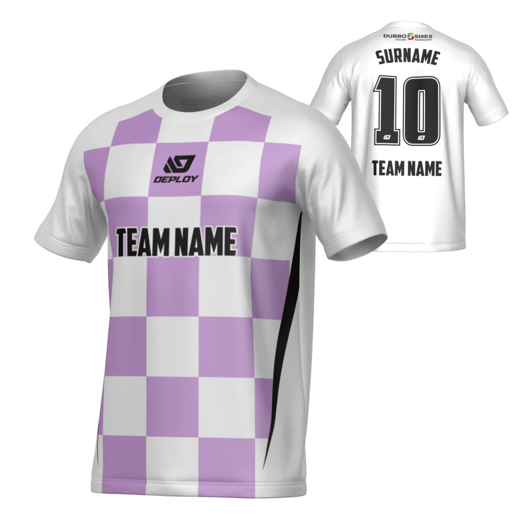 DUBBO 6s SUMMER - CHECKERS PURPLE