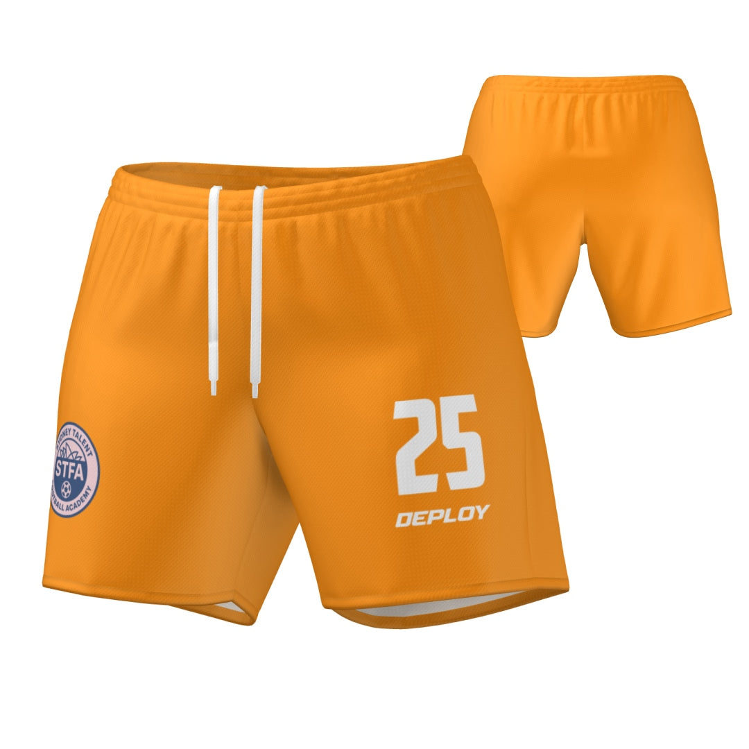 SYDNEY TALENT FOOTBALL ACADEMY - ELITE GK SHORTS LADIES (ORANGE) - Deploy Football - Australia's Best Footballs & Soccer Balls