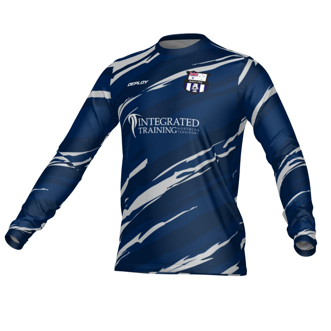 Navy FFA Long Sleeve Jersey