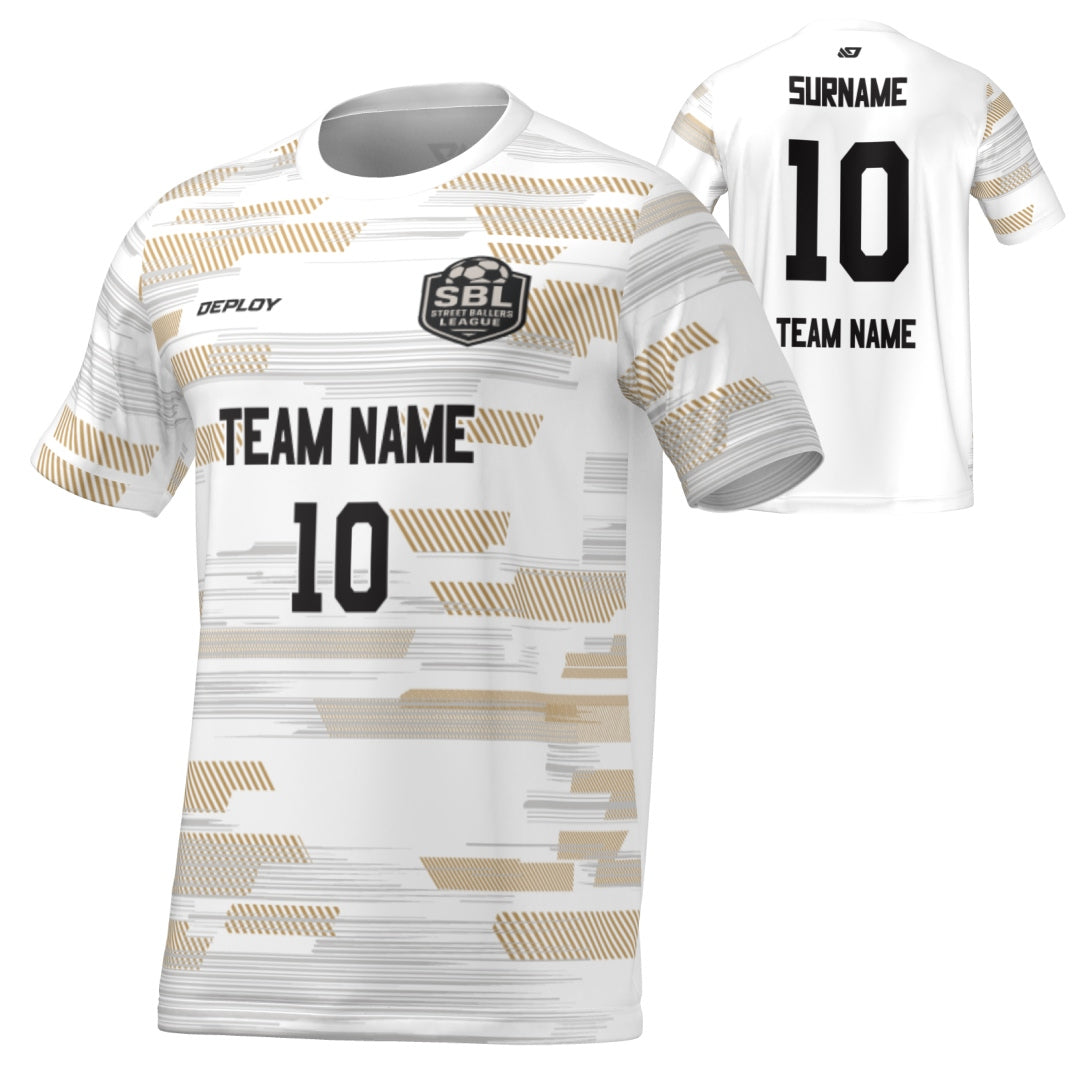 Street Ballers League - Flight Jersey Glitch - White