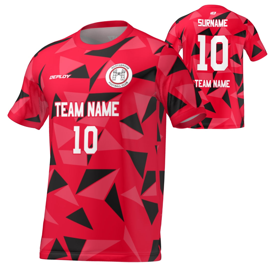 Northbridge FC - Flight Jersey Fragments - Red