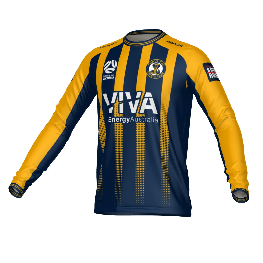 Corio Bay Sports Club - SENIOR HOME JERSEY LONG SLEEVE