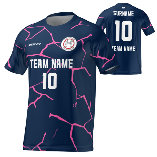 Northbridge FC - Flight Jersey Cracks - Navy/Pink