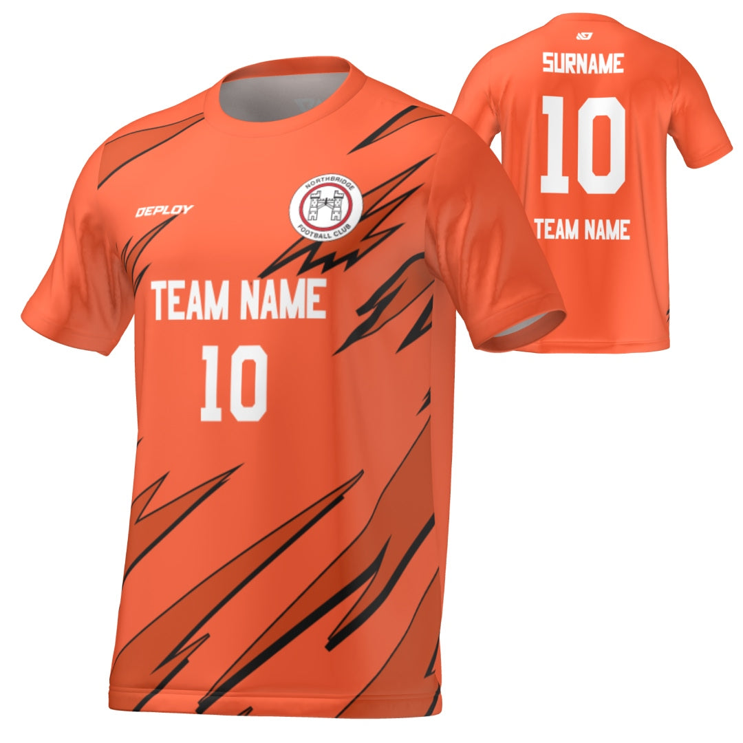 Northbridge FC - Flight Jersey Lightning - Orange