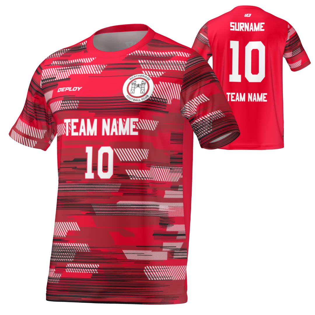Northbridge FC - Flight Jersey Glitch - Red