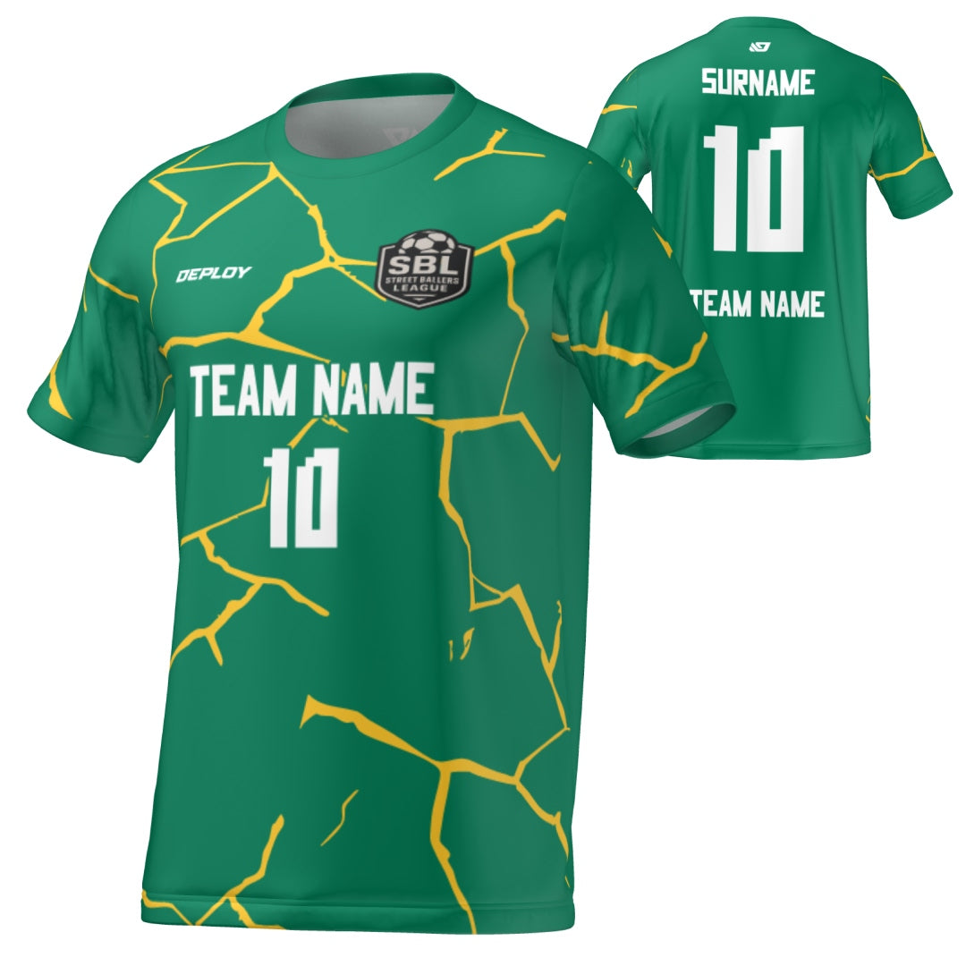 Street Ballers League - Flight Jersey Cracks - Green