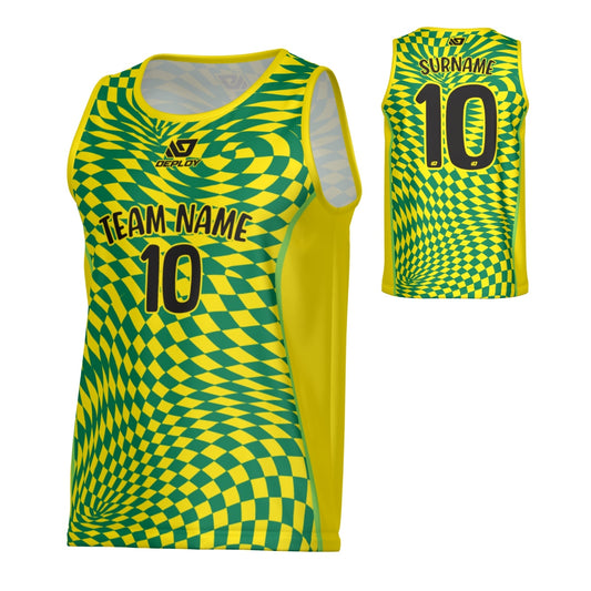 Vortex Sports Singlet - Yellow