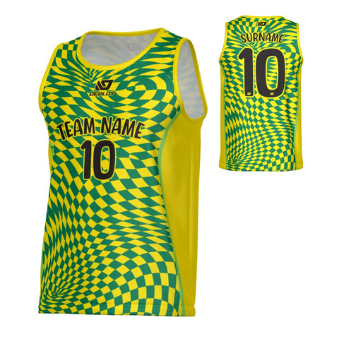 Vortex Sports Singlet - Yellow