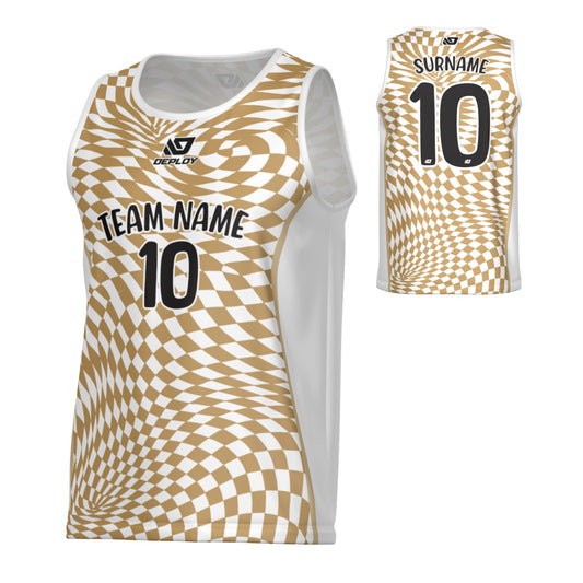 Vortex  Sports Singlet - White