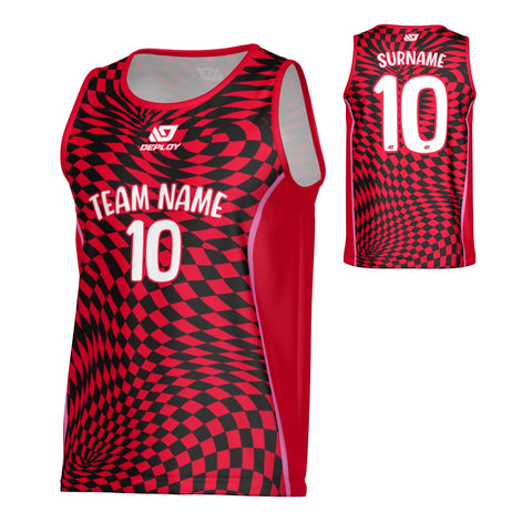 Vortex Sports Singlet - Red