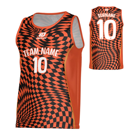 Vortex Sports Singlet - Orange
