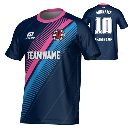 VIRGINIA UNITED SUMMER - VELOCITY - NAVY & PINK