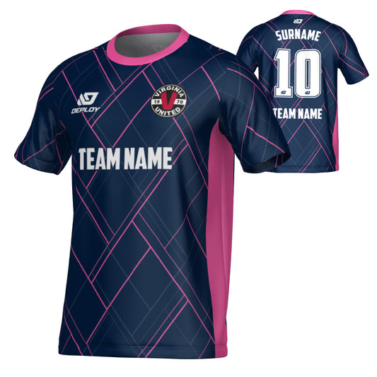 VIRGINIA UNITED SUMMER - PLAID - NAVY & PINK