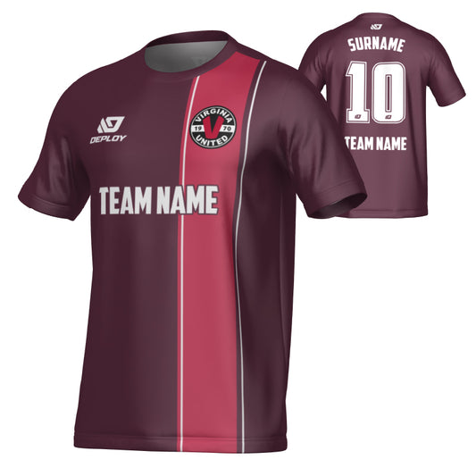 VIRGINIA UNITED SUMMER - EDGE - MAROON