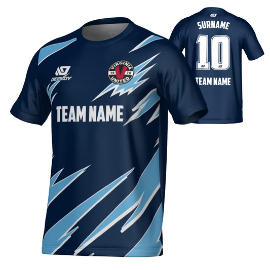 VIRGINIA UNITED SUMMER - SHARP - NAVY & SKY BLUE