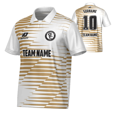 Static Collared Jersey - White