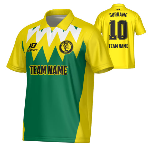 Carnival Collared Jersey - Yellow