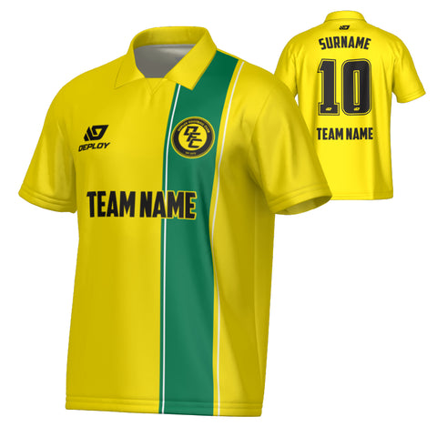 Edge Collared Jersey - Yellow