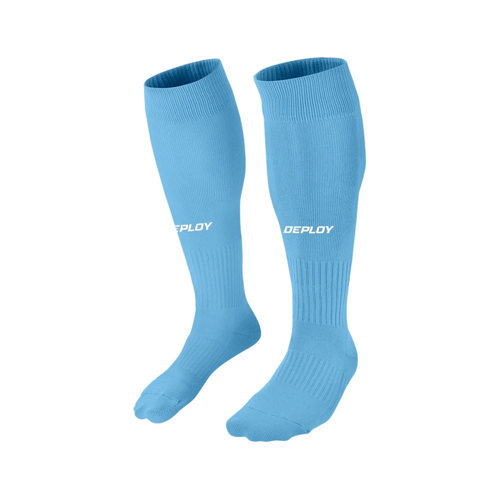 Deploy Performance Football Socks - Sky Blue - Deploy Football - Australia's Best Footballs & Soccer Balls
