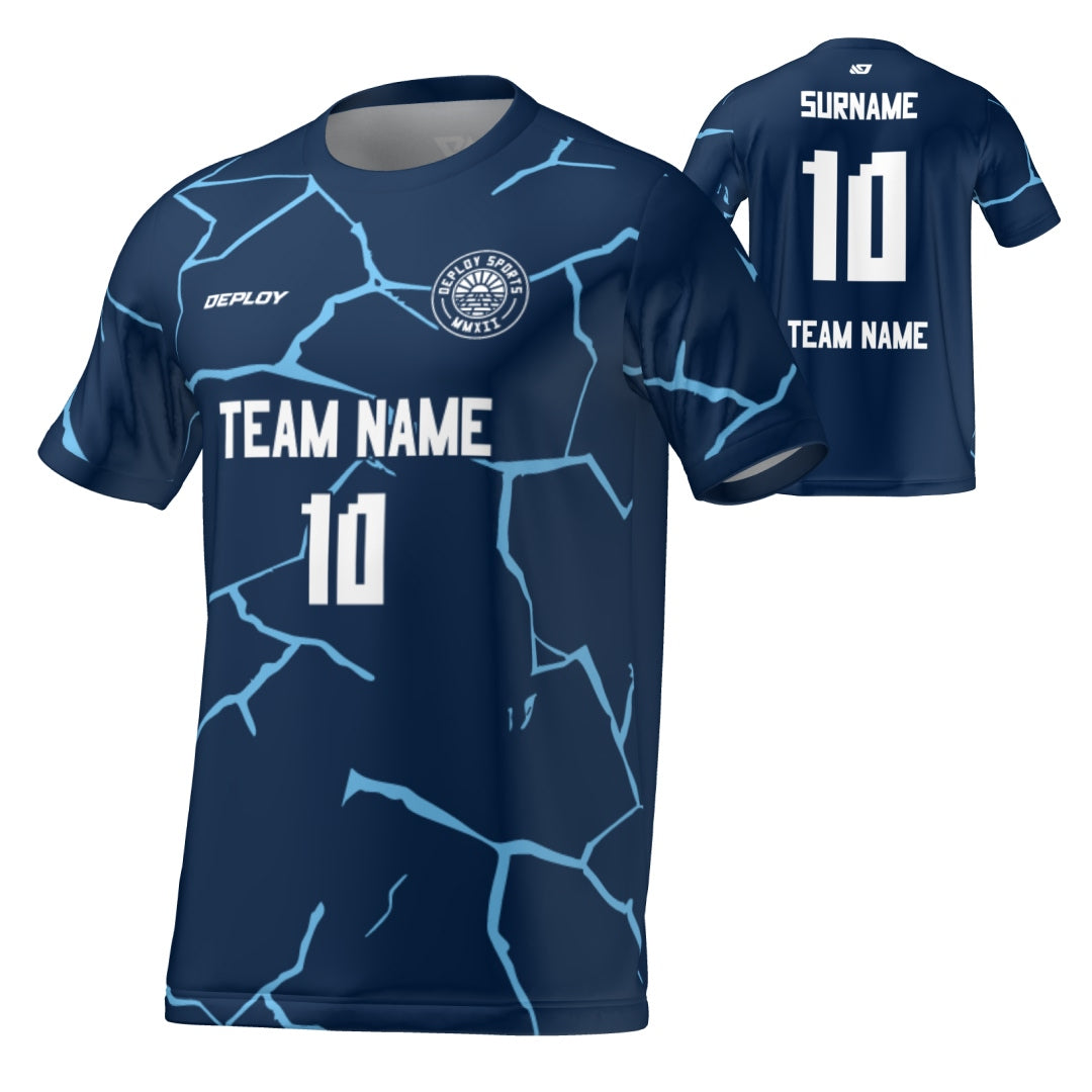 Flight Jersey Cracks - Navy - Deploy Football - Australia's Best Footballs & Soccer Balls