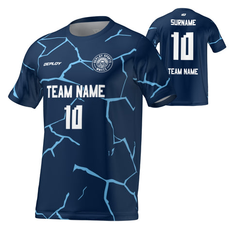 Flight Jersey Cracks - Navy - Deploy Football - Australia's Best Footballs & Soccer Balls